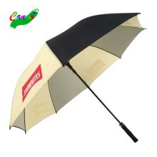 Parapluie personnalisé jaune de machine de sérigraphie pas de parapluies d&#39;impression personnalisés de logo de slogan multicolore minimum